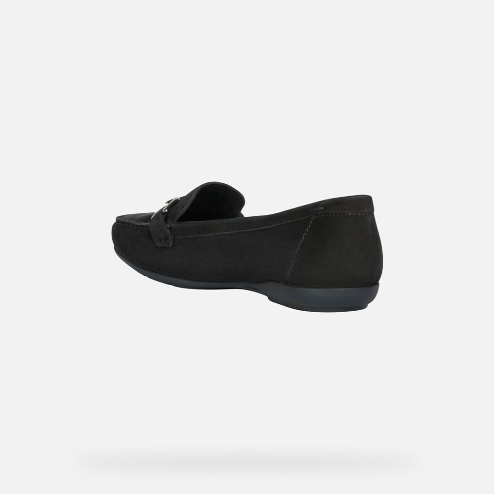 Geox Bayan Loafers Siyah - Annytah - DSG-367589